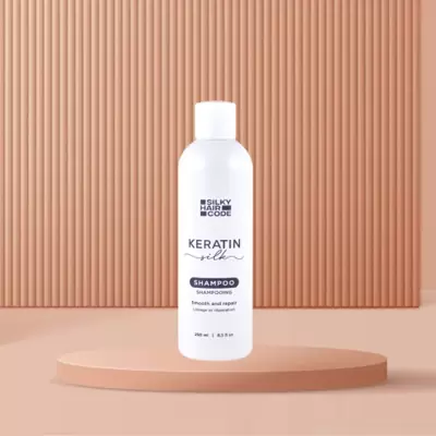 KERATIN SILK Intense Damage Repair Shampoo - Voor glad, zijdezacht en gezond uitziend haar