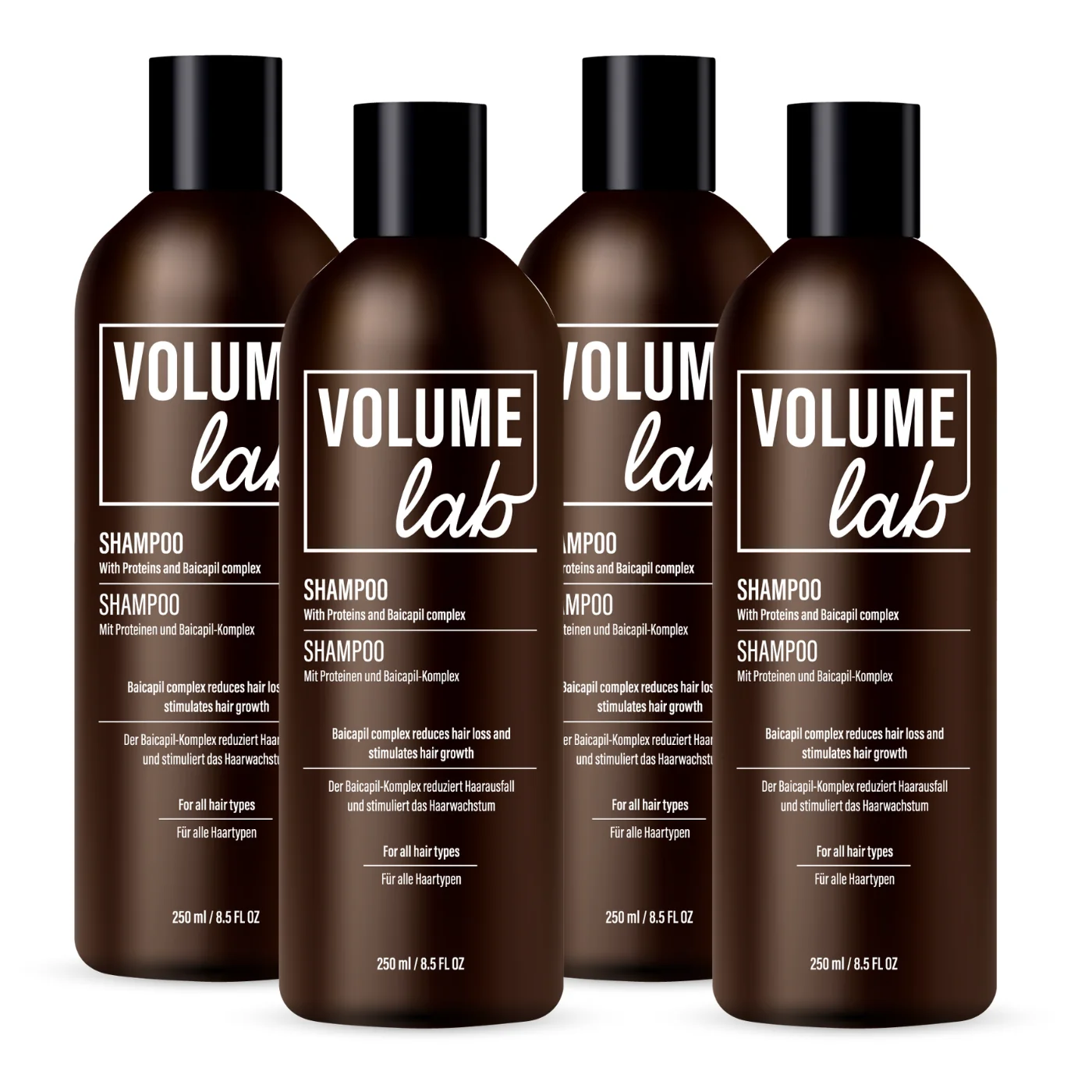 4x VOLUME LAB Anti-Haaruitval & Haargroei Shampoo
